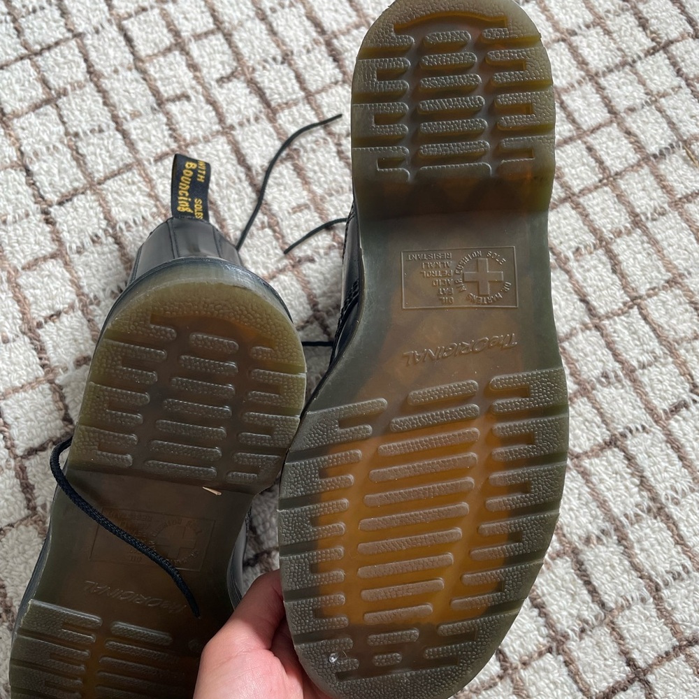 Dr. Martens Black Leather Boots - Picture 3 of 4